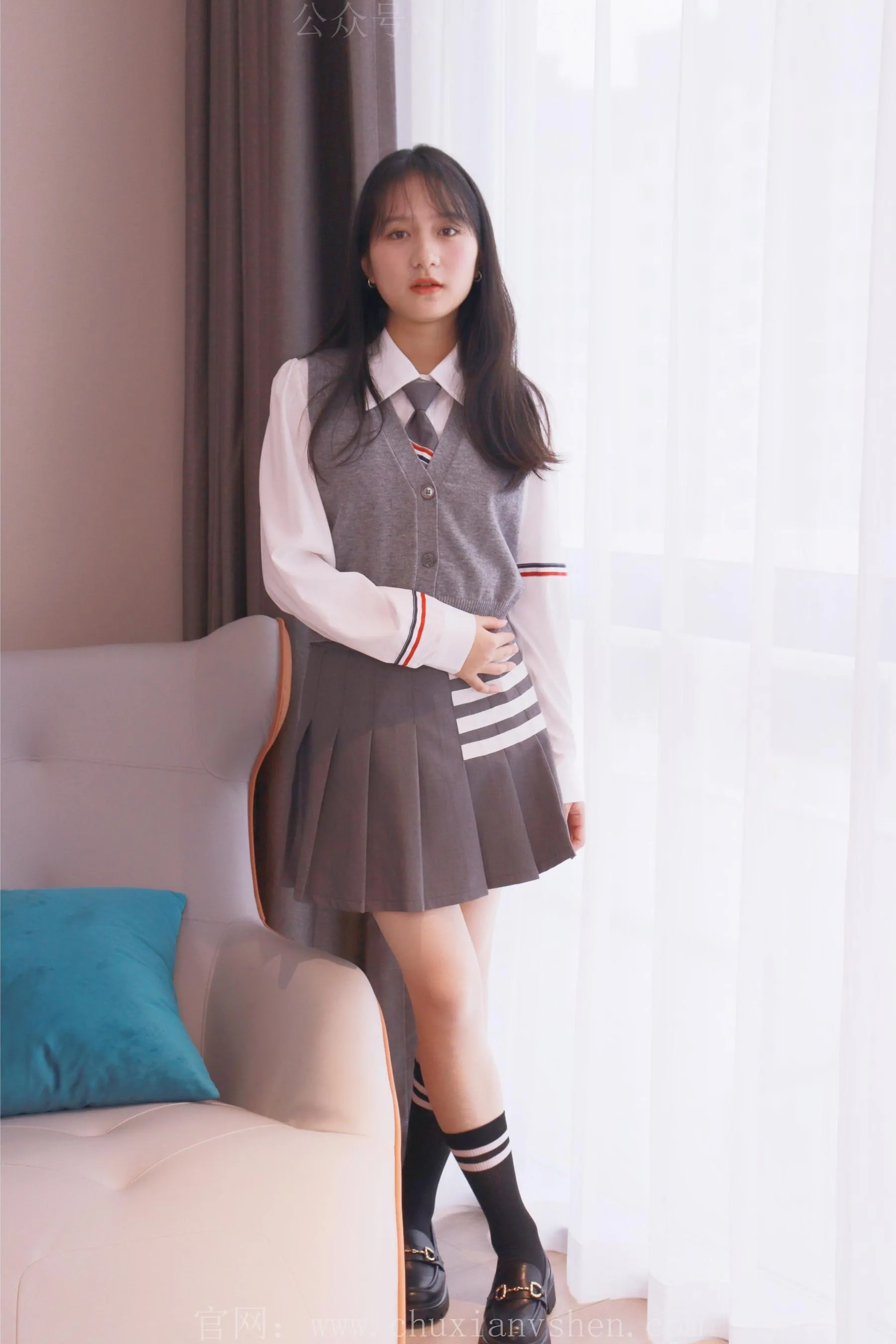 初夏女神 NO.014 沙沙王心凌同款JK搭配JK小黑皮鞋 [136P]插图4